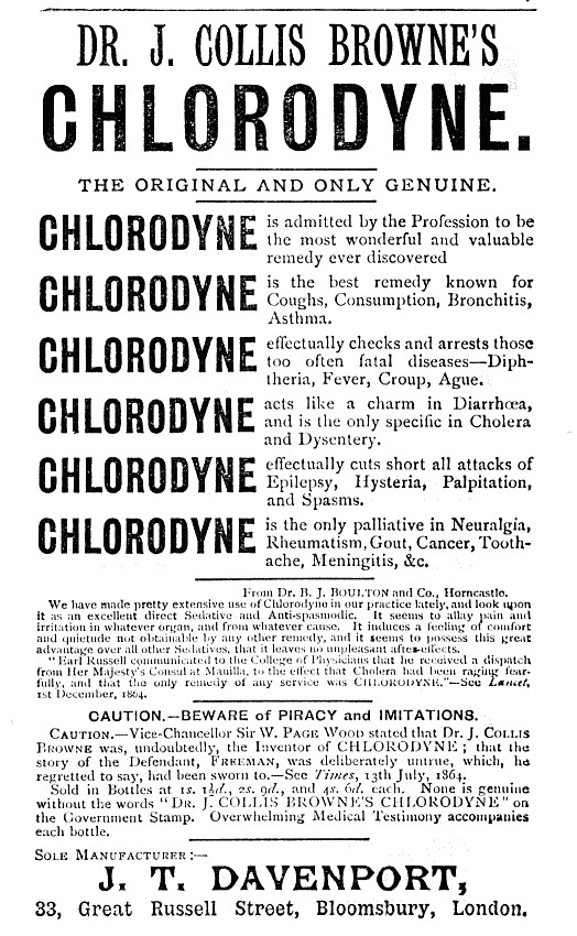 Reklama chlorodyne